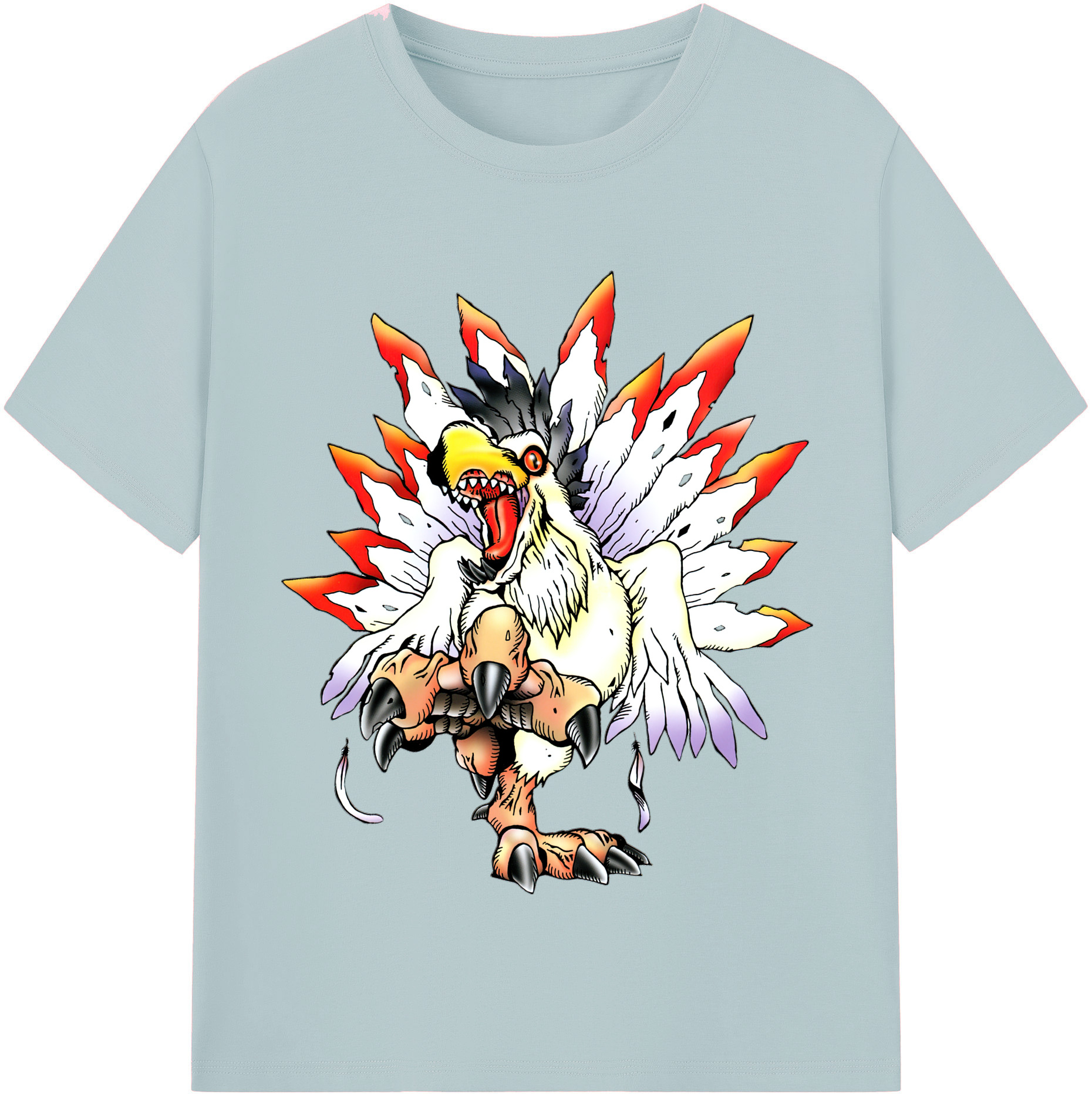 （画像用） Digimon デジタルモンスター/デジモン 綿100％半袖Tシャツ（フロントプリント）